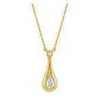 Load image into Gallery viewer, 14K Yellow Gold Diamond Pendant Necklace