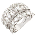 Load image into Gallery viewer, Mixed Band Diamond Statement Ring
