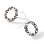Load image into Gallery viewer, JOHN HARDY Classic Chain Circle Stud Earrings