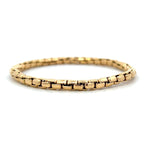 Load image into Gallery viewer, Stretchable 18K White Gold Link Bracelet