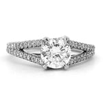Load image into Gallery viewer, Split Shank Diamond Engagement Ring - Final Sale