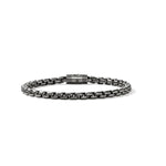 Load image into Gallery viewer, JOHN HARDY Silver & Black Rhodium Box Chain Bracelet, 4.8mm