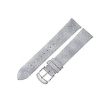 Load image into Gallery viewer, MICHELE 18mm Silver Bark Leather Strap