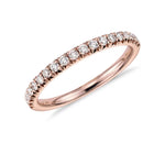 Load image into Gallery viewer, SPARK CREATIONS 18K Rose Gold Diamond Eternity Band
