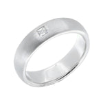 Load image into Gallery viewer, Men's Platinum Diamond Wedding Band