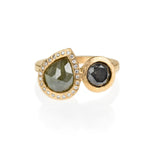 Load image into Gallery viewer, TODD REED Toi Et Moi Natural Diamond Ring