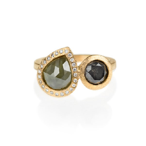 TODD REED Toi Et Moi Natural Diamond Ring