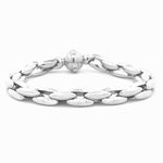 Load image into Gallery viewer, 18K White gold Large Link Bracelet