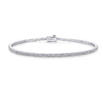 Load image into Gallery viewer, 14K White Gold Diamond Tennis Bracelet 1.05cttw