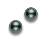 Load image into Gallery viewer, Black South Sea Pearl Earrings