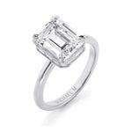 Load image into Gallery viewer, MICHAEL M Emerald Cut Diamond Engagement Ring