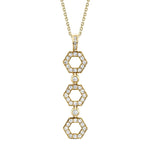 Load image into Gallery viewer, MICHAEL M Pavé Hex Infinity Pendant