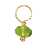 HEATHER B. MOORE Peridot Rondelle Unfaceted Gemstone