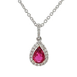 Load image into Gallery viewer, Ruby and Diamond Pendant