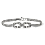 Load image into Gallery viewer, JOHN HARDY Sterling Silver Infinite Love Knot Bracelet-3.6MM