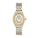 Load image into Gallery viewer, MICHELE Serein Oval Diamond Two-Tone 18K Gold-Plated Watch