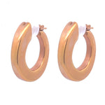 Load image into Gallery viewer, Rose Gold Hoop Earrings