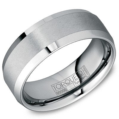 CROWN RING Men's Tungsten Wedding Band