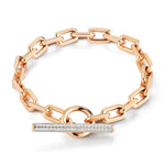 Load image into Gallery viewer, Saxon Diamond Toggle Chain Link Bracelet
