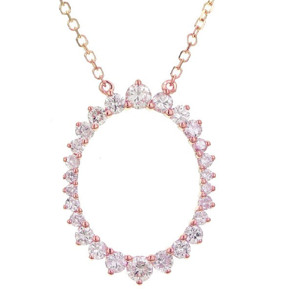 Diamond Circle Necklace