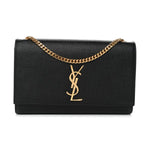 Load image into Gallery viewer, Pre-Owned YVES SAINT LAURENT Kate Medium Black Leather Bag
