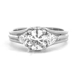 Load image into Gallery viewer, 3-Stone Diamond Engagement Ring