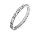 Load image into Gallery viewer, MEMOIRE 18K White Gold Odessa Diamond Wedding or Anniversary Band