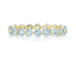 Load image into Gallery viewer, SLOANE STREET Sky Blue Topaz Stackable Eternity Band