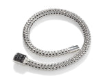 Load image into Gallery viewer, JOHN HARDY Icon Silver Bracelet With Black Sapphires 5mm