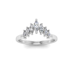 Load image into Gallery viewer, Diamond Tiara Wedding Band