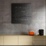 Load image into Gallery viewer, QLOCKTWO Earth 90 Creator's Edition Metamorphite Wall Clock - Large