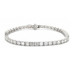 Load image into Gallery viewer, 18K White Gold Diamond Tennis Bracelet