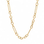 Load image into Gallery viewer, 14K Yellow Gold Mixed Link Necklace