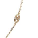 Load image into Gallery viewer, 14K Yellow Gold Diamond Station Necklace