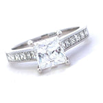 Load image into Gallery viewer, Princess Diamond Engagement Ring