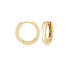 Load image into Gallery viewer, 14K Yellow gold Huggie Hoop Earrings