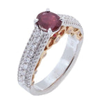 Load image into Gallery viewer, Ruby and Diamond Fashion Ring