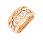 Load image into Gallery viewer, ETHO MARIA 18K Rose Gold Diamond Fashion Ring