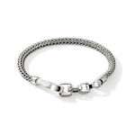 Load image into Gallery viewer, Sterling Silver Bracelet with Hook Clasp
