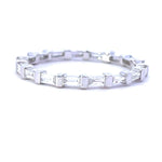 Load image into Gallery viewer, BEVERLY K 18K White Gold Diamond Eternity Band