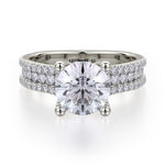 Load image into Gallery viewer, MICHAEL M Strada Engagement Ring