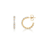 Load image into Gallery viewer, MICHAEL M Cloud Diamond Huggie