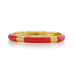 Load image into Gallery viewer, SLOANE STREET Red Enamel Stackable Band