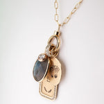 Load image into Gallery viewer, HEATHER B MOORE 14K Yellow Gold Swivel Charm Hinge
