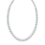 Load image into Gallery viewer, 18" South Sea Light Gray Pearl Necklace 7mm