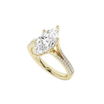 Load image into Gallery viewer, 14K Yellow Gold Solitaire Diamond Engagement Ring
