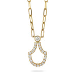 Load image into Gallery viewer, Diamond Equestrian Necklace