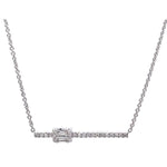 Load image into Gallery viewer, Diamond Bar Necklace