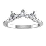 Load image into Gallery viewer, Snow Peak Crown Diamond Band