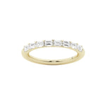 Load image into Gallery viewer, 14K Yellow Gold Emerald Cut Diamond Ring